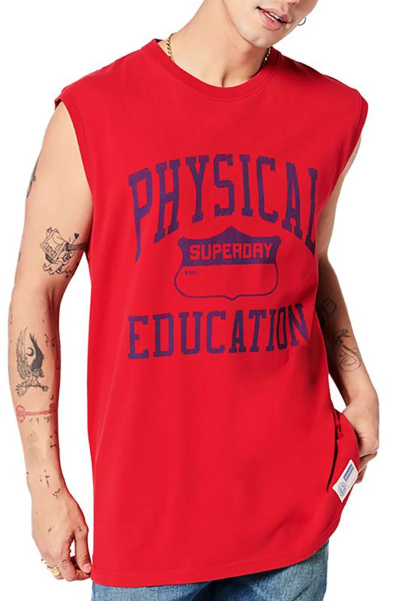 Μπλούζα Αμάνικη Superdry Vintage Athletic M6010647A-RXG Ανδρικό