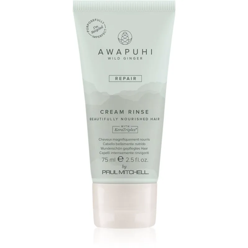 Paul Mitchell Awapuhi Wild Ginger Repair Cream Rinse θρεπτικό κοντίσιονερ για όλους τους τύπους μαλλιών 75 ml