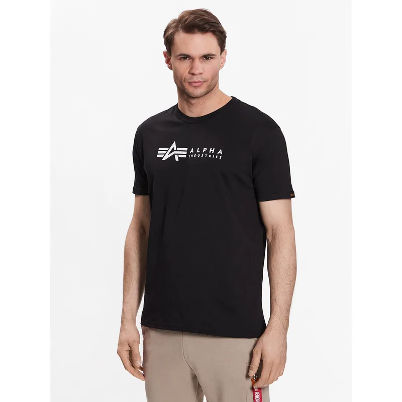 Alpha Industries Σετ t-shirts Alpha Label 118534 Μαύρο Regular Fit