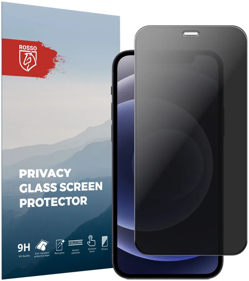 Κόκκινο Tempered Glass Privacy - Αντιχαρακτικό Γυαλί Προστασίας Απορρήτου Οθόνης Apple iPhone 12 / 12 Pro (8719246376252)