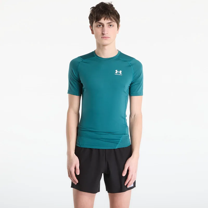 T-shirt Under Armour HG Armour Comp SS Tee Green M