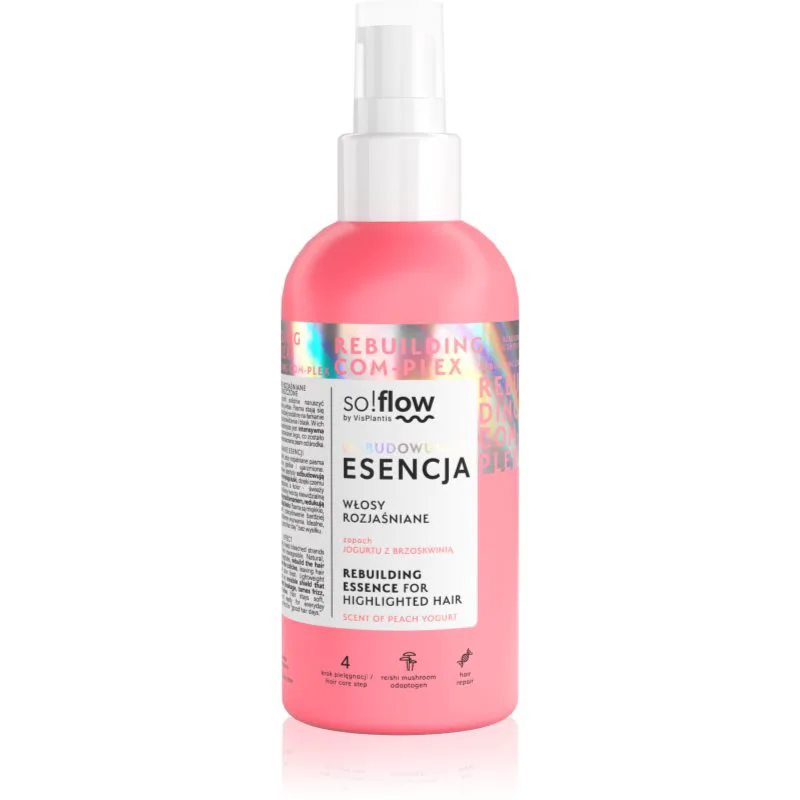 so!flow Rebuilding Com-Plex Essence For Highlighted Hair αιθέρια έλαια για ξεβαμμένα μαλλιά 150 ml