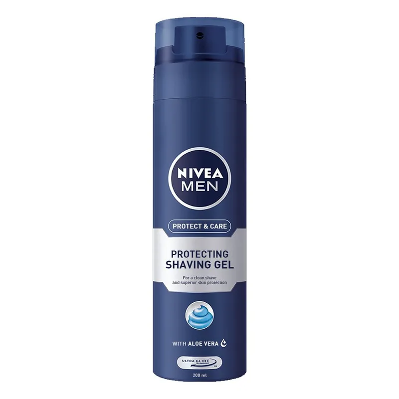Nivea Men Protect & Care Shaving Gel Ανδρικός Αφρός Ξυρίσματος σε Μορφή Τζελ 200ml
