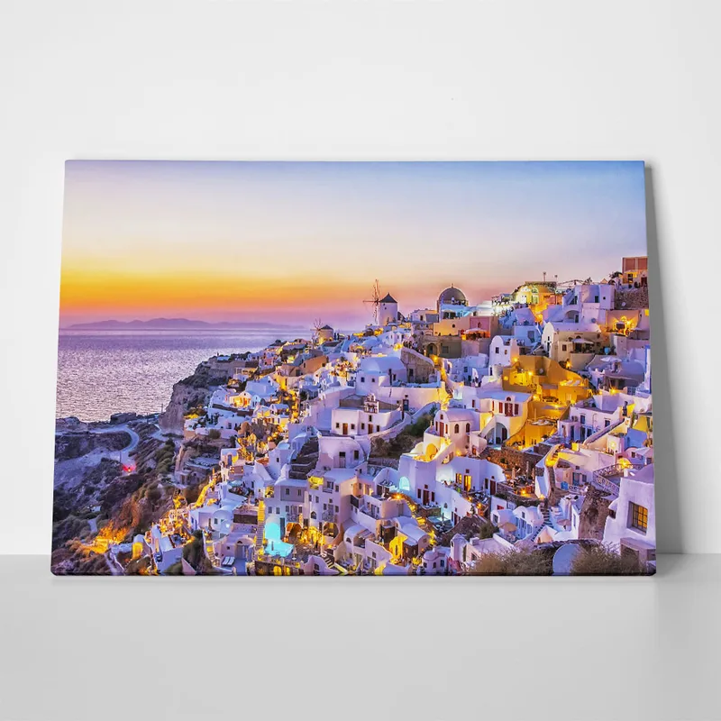 Πινακας σε καμβά OIA SANTORINI 7