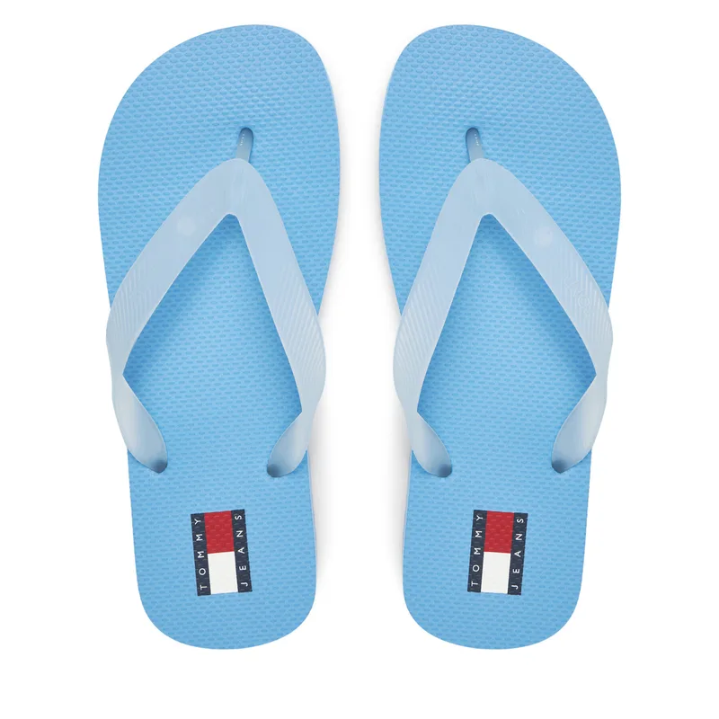 Σαγιονάρες Tommy Jeans Tjw Logo Flip Flop EN0EN02447 Γαλάζιο