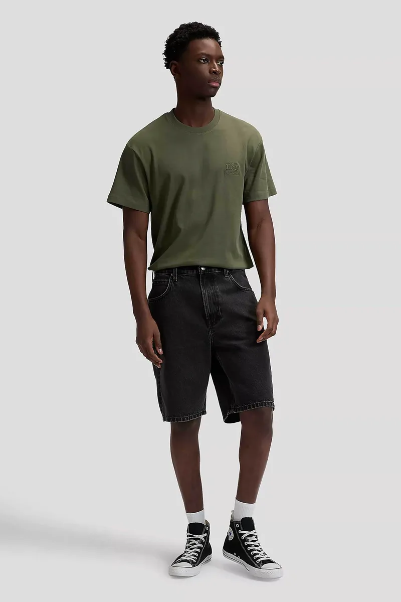 Lee® ανδρική βερμούδα denim πεντάτσεπη "Asher" - 112376376 Μαύρο