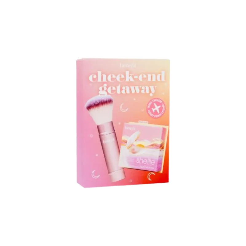 Benefit Shellie Blush Cheek-End Getaway Set - Warm shell pink gift set