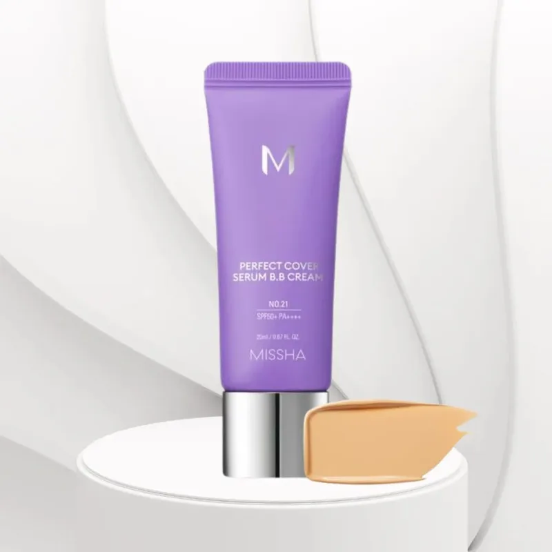 Missha M Perfect Cover Serum BB Cream #27 Honey Μπεζ SPF50+ 20ml