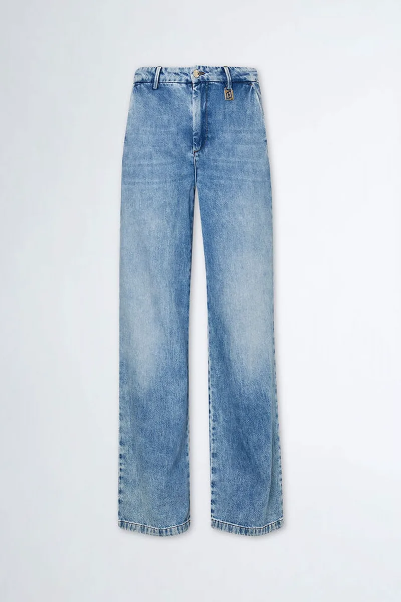 LIU-JO ΠΑΝΤΕΛΟΝΙ JEANS ΜΠΛΕ
