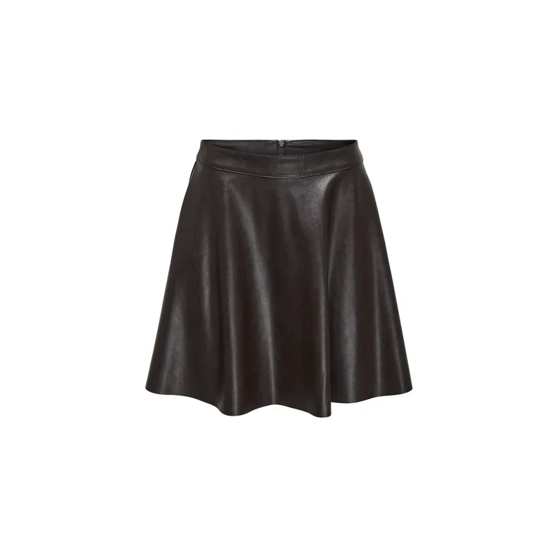 Κοντές φούστες Only ONLUNA FAUX LEATHER FLARE MINI SKIRT WOMEN