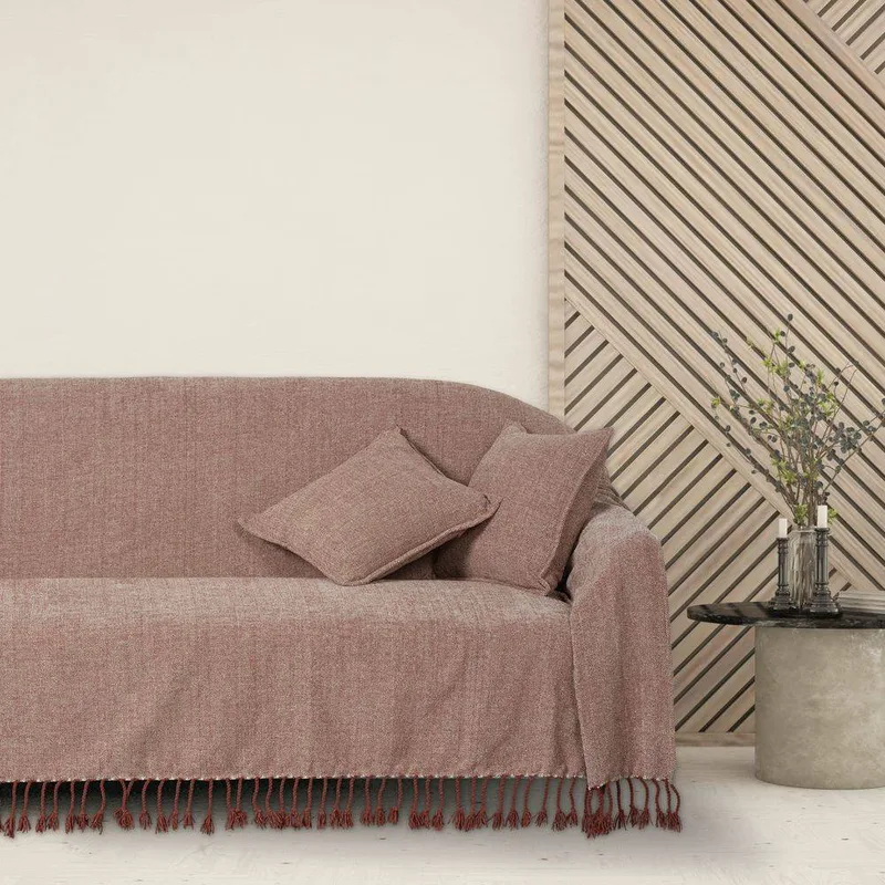 ΡΙΧΤΑΡΙ ΤΡΙΘΕΣΙΟ DAS HOME 0274 DARK ROSE (180Χ300CM)