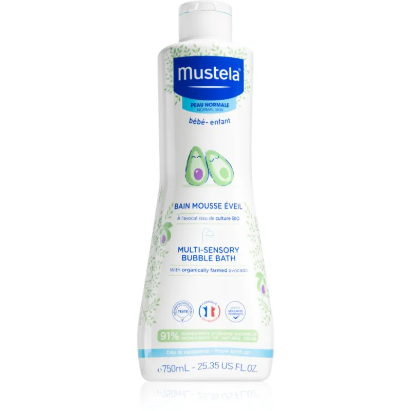 Mustela Bébé Bain αφρόλουτρο μπάνιου για παιδιά 750 ml
