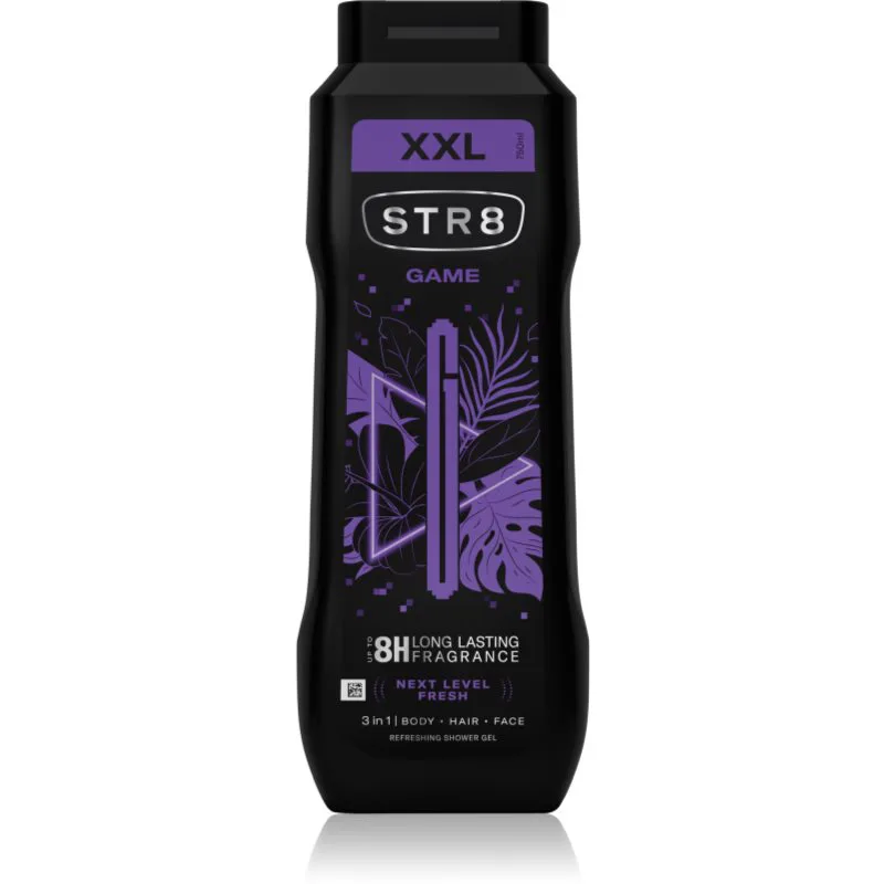 STR8 Game Shower Gel τζελ για ντους 3 σε 1 για άντρες 750 ml