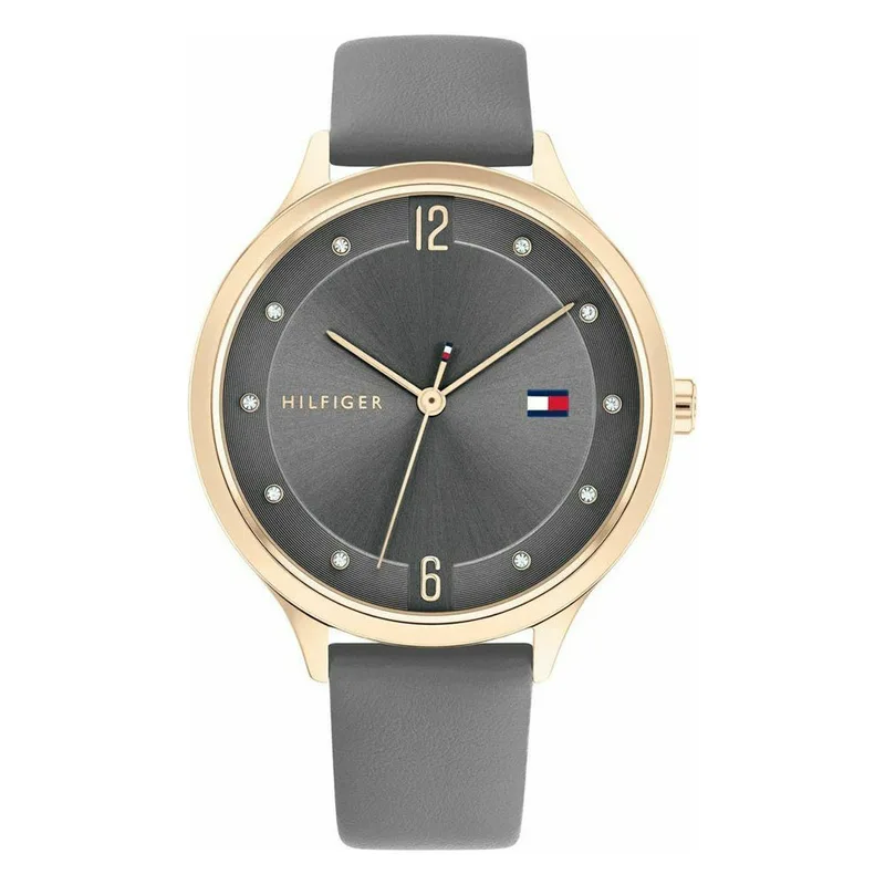 Tommy Hilfiger Grace Grey Leather Strap 1782430