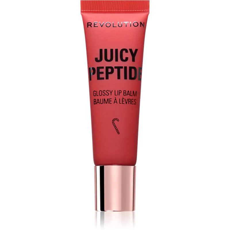 Revolution Juicy Peptide Βάλσαμο για χείλη με πεπτίδια απόχρωση Candy Cane 8 ml