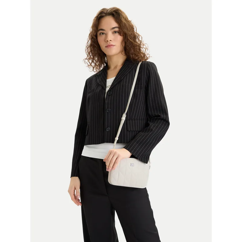 Τσάντα Calvin Klein Quilted Camera Bag LV04F3328G Λευκό