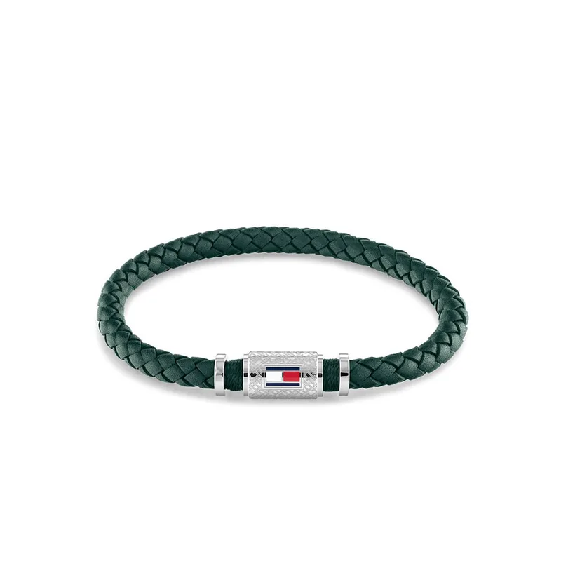 TOMMY HILFIGER Ανδρικό Βραχιόλι από Δέρμα και Ατσάλι 2790456