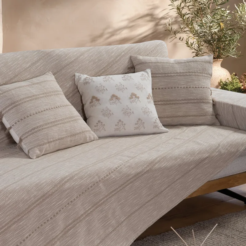 Ριχτάρι Καναπέ Τριθέσιου (180x300) Nef-Nef Homeware Bleeze Μπεζ