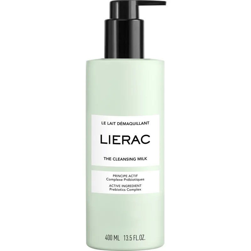 Lierac The Cleansing Milk with Prebiotics Complex Θρεπτικό Γαλάκτωμα Προσώπου για Ντεμακιγιάζ 400ml