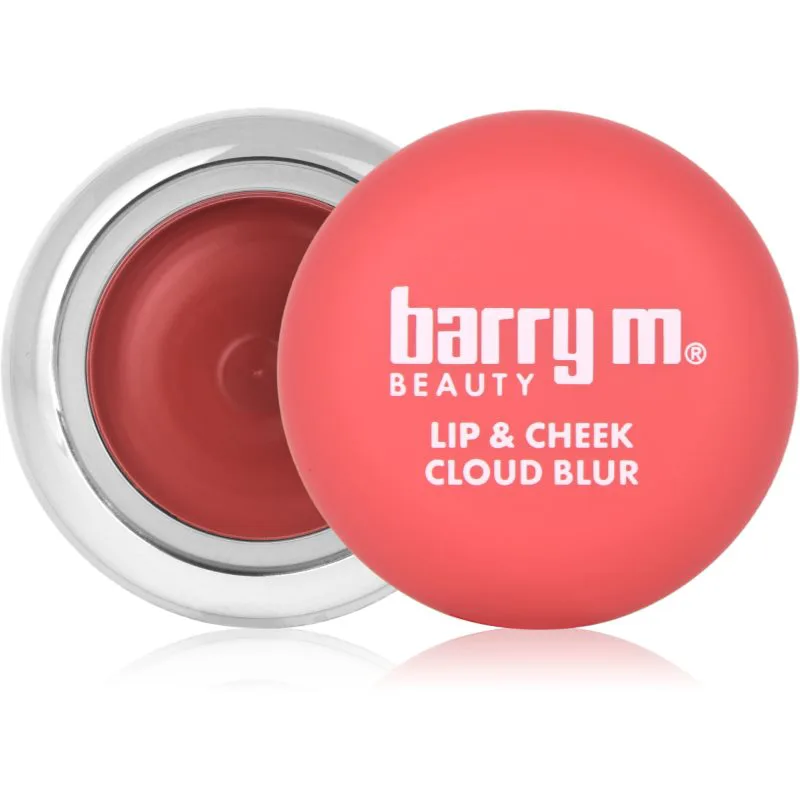 Barry M Cloud Blur πολυλειτουργικά καλλυντικά για χείλη και μάγουλα απόχρωση Strawberry Jam 5 γρ