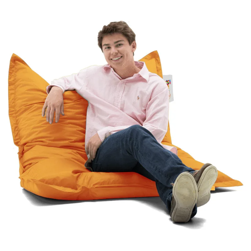 Πουφ Πολυθρόνα Κήπου Cushion Pouf 100X100 - Πορτοκαλί 248Frn1283 (100x100)