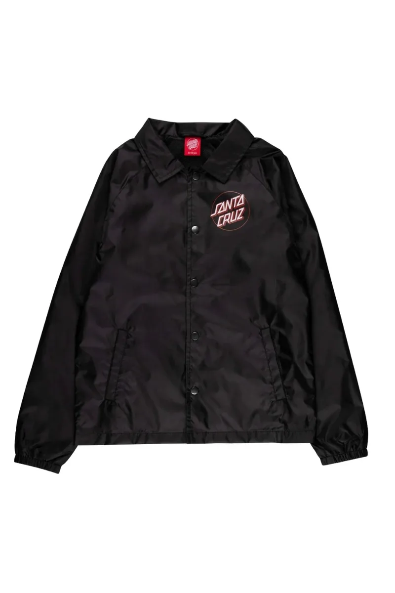 Santa Cruz Μπουφάν Youth Partial Dot Coach Μαύρο-SCA-YJA-0120-BLACK