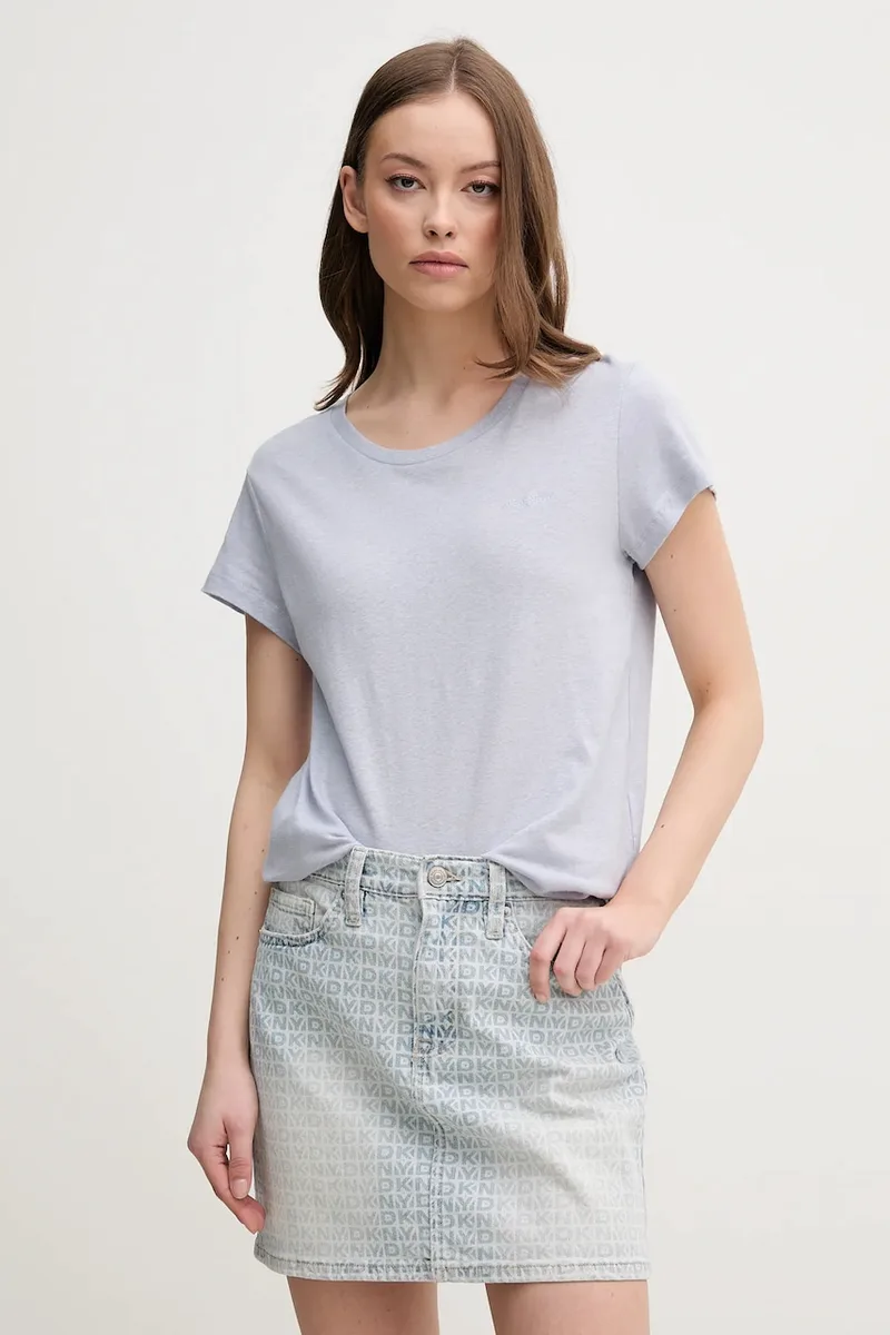 Pepe Jeans Λευκό μπλουζάκι Pepe Jeans MEGAN