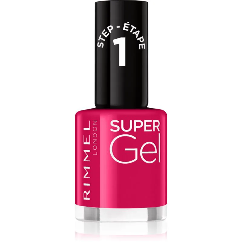 Rimmel Super Gel τζελ βερνίκι νυχιών χωρίς τη χρήση των UV/LED λαμπτήρων απόχρωση 026 Sun Fun Daze 12 μλ