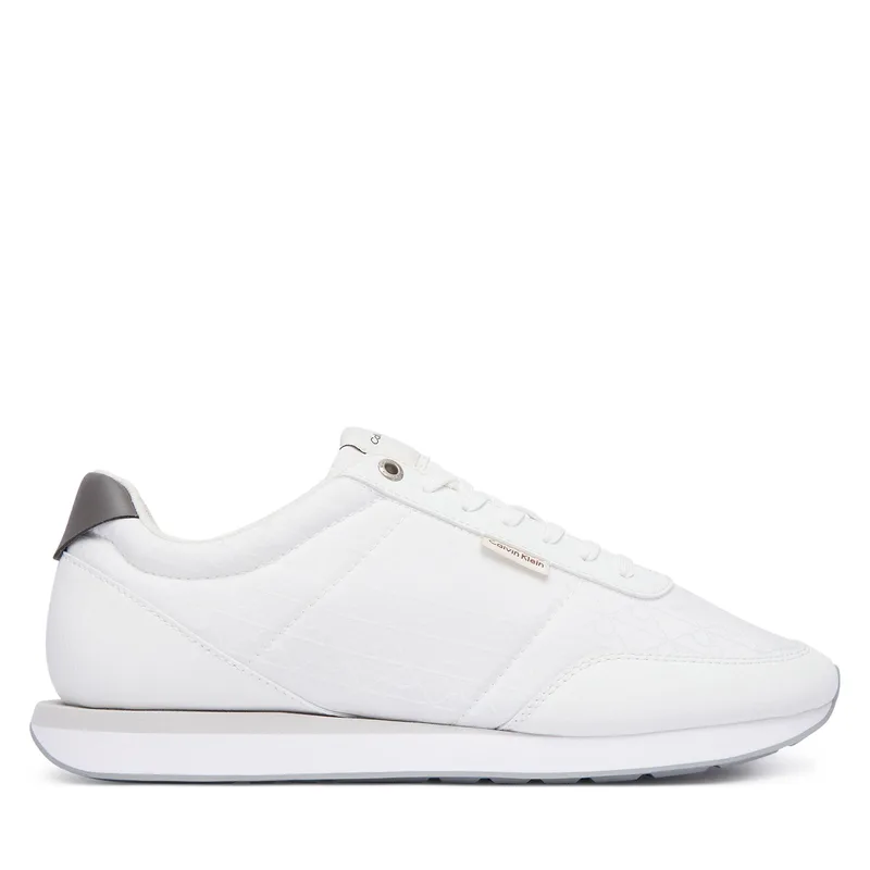 Αθλητικά Calvin Klein Retro Runner T Lth Aop Ny HM0HM02213 Λευκό