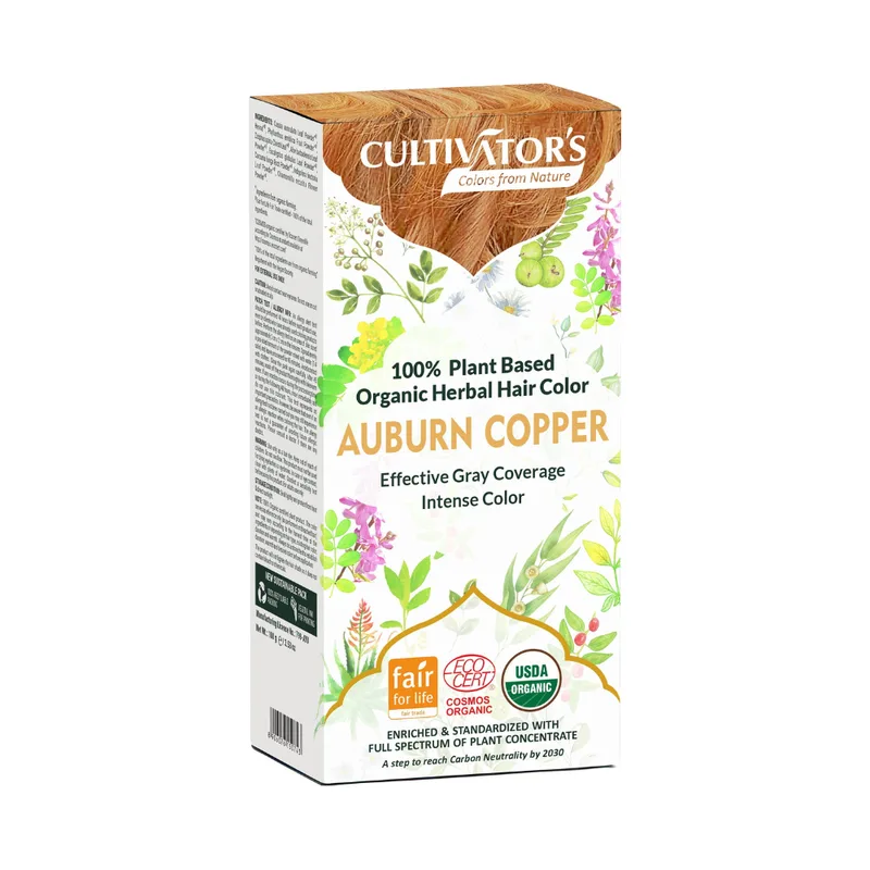 Cultivator's Herbal Hair Color Copper Brown 100g