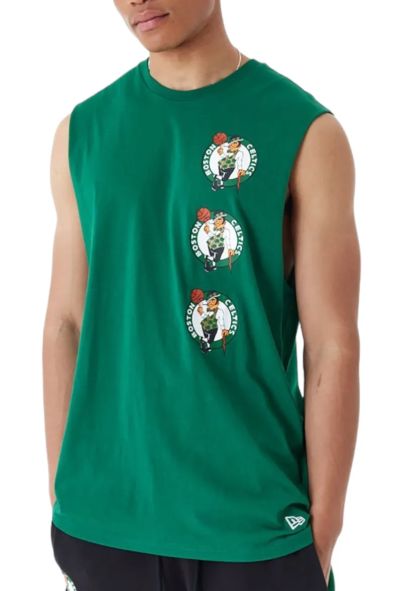Φανελάκι New Era Nba Boscel Kgrwhi 60435474-300 Ανδρικό