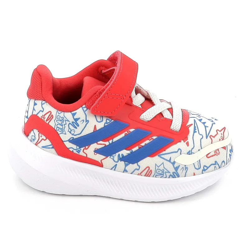 Παιδικό Αθλητικό Παπούτσι για Αγόρι Adidas Runfalcon Dino El I Χρώματος Πολύχρωμο JP6168