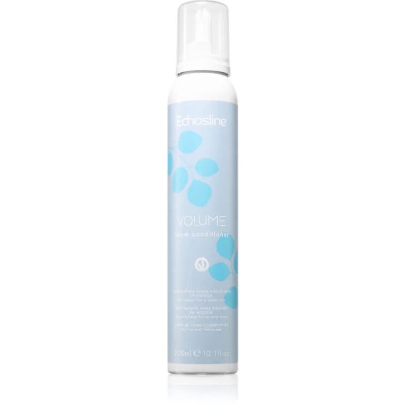 Echosline Volume Foam conditioner κοντίσιονερ χωρίς ξέβγαλμα για όγκο μαλλιών 200 ml