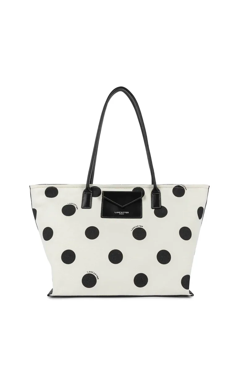 Lancaster γυναικεία τσάντα tote "Canvas Kba" - 518-050 Εκρού
