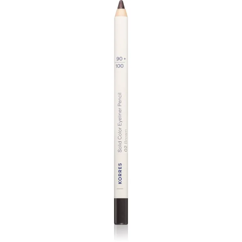 Korres Solid Color Eyeliner Pencil κρεμώδες μολύβι για τα μάτια απόχρωση Brown 1.2 γρ
