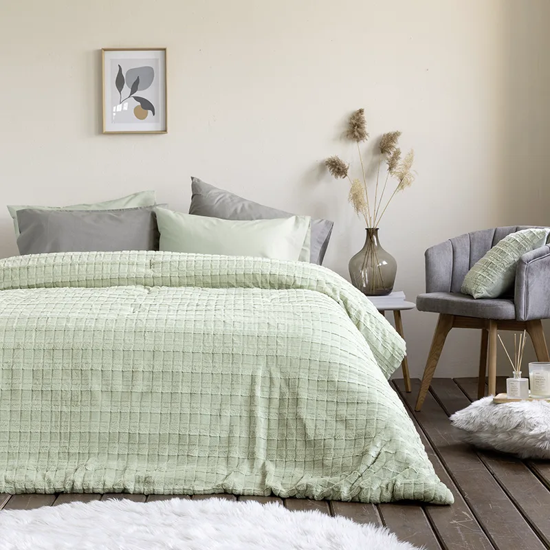 Κουβερτοπάπλωμα Μονό 160X220 Nima Weave Mint (160x220)