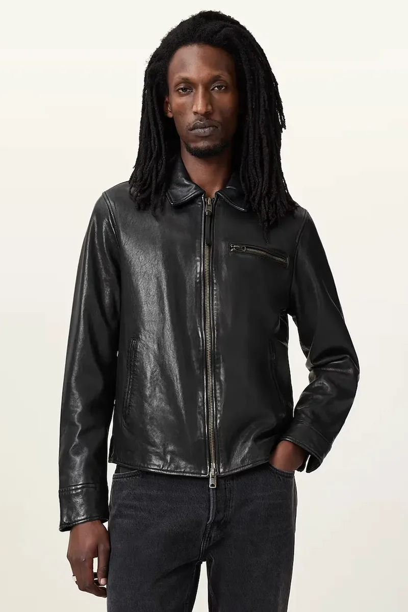 Δερμάτινο μπουφάν AllSaints MILLER