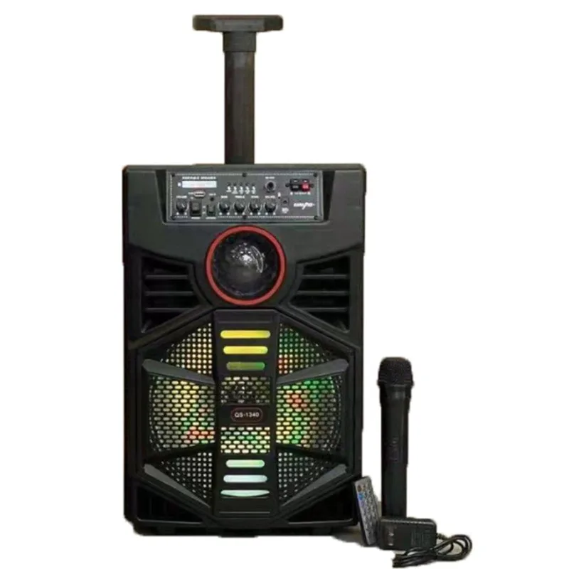 Σύστημα Karaoke με Ασύρματo Μικρόφωνo Kimiso QS-1340 σε Μαύρο Χρώμα