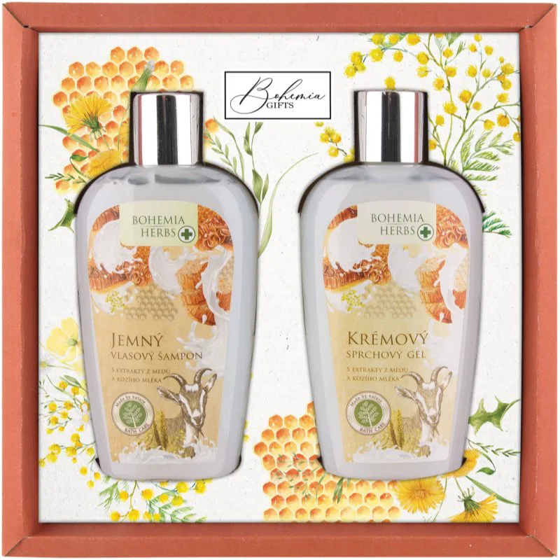 Bohemia Gifts & Cosmetics Bohemia Herbs Honey & Goat Milk σετ δώρου