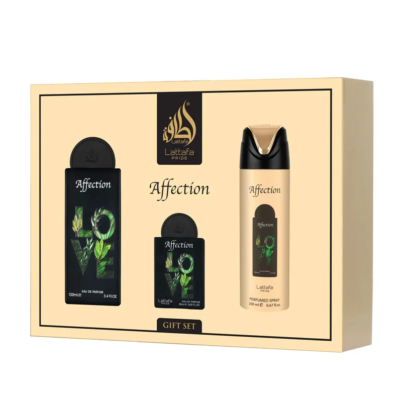 Lattafa Pride Affection EDP 100 ml + EDP 20 ml + DEO VAPO 200 ml (unisex) 1 pcs