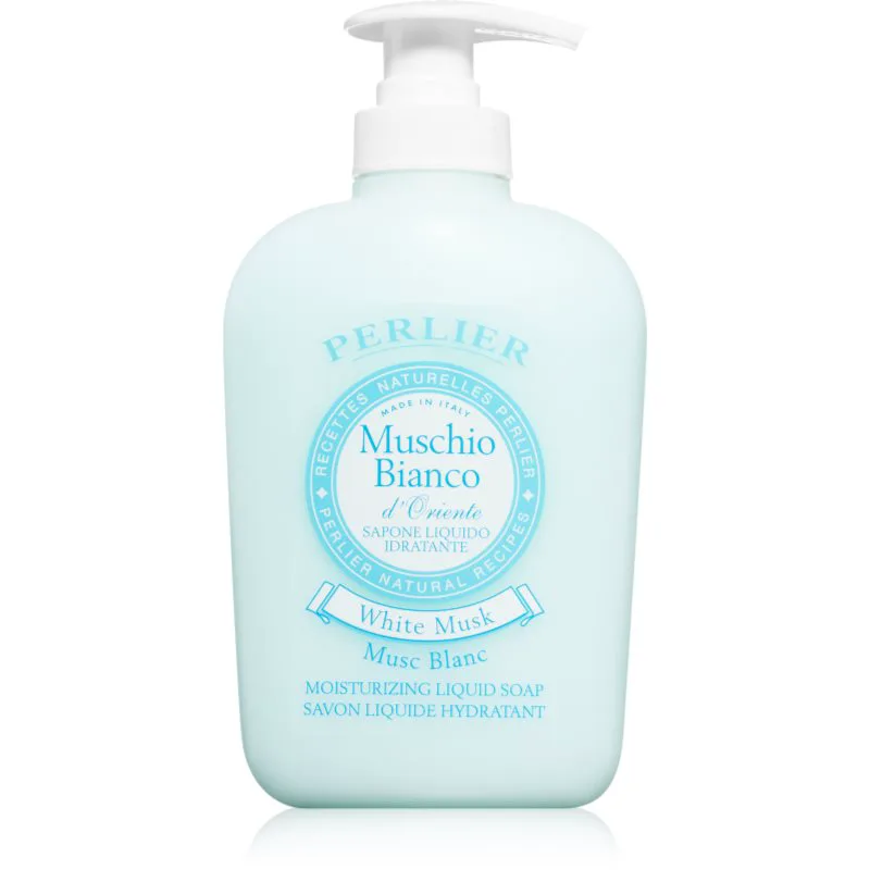Perlier White Musk υγρό σαπούνι για χέρια και σώμα 300 ml