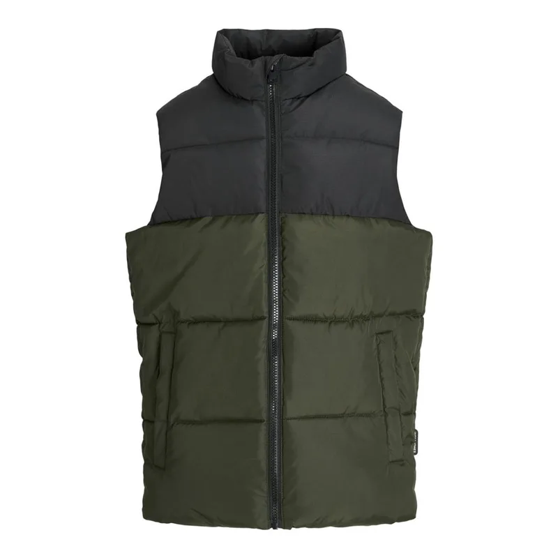 Μπουφάν αμάνικο αγόρι JACK & JONES-12279722-Rosin/Black Block