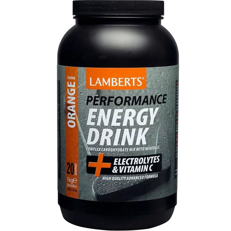 Lamberts Performance Energy Drink Συμπλήρωμα Διατροφής με Ηλεκτρολύτες & Σύνθετους Υδατάνθρακες για Αποθεραπεία μετά από Έντονη Άσκηση με Γεύση Πορτοκάλι 1000g
