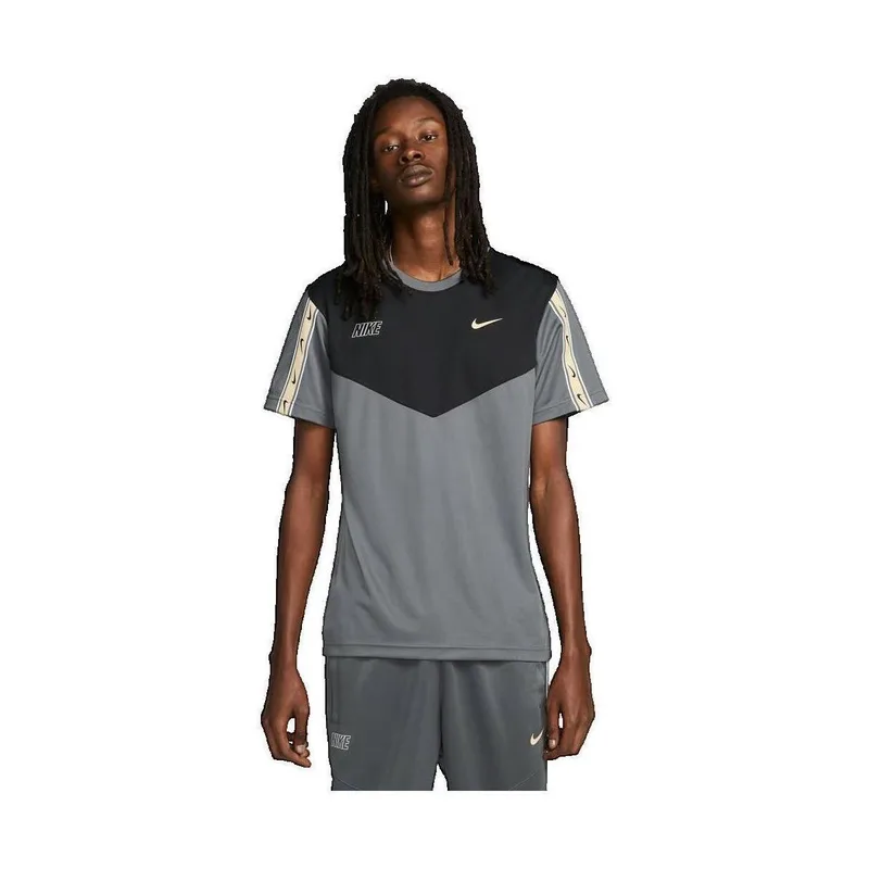 T-shirt με κοντά μανίκια Nike T-shirt Sportswear Repeat gris foncé