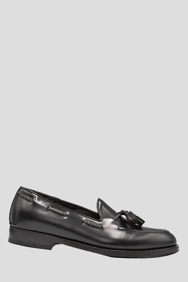 PHILIPPE LANG Ανδρικό Καφέ Leather Loafers In Brown