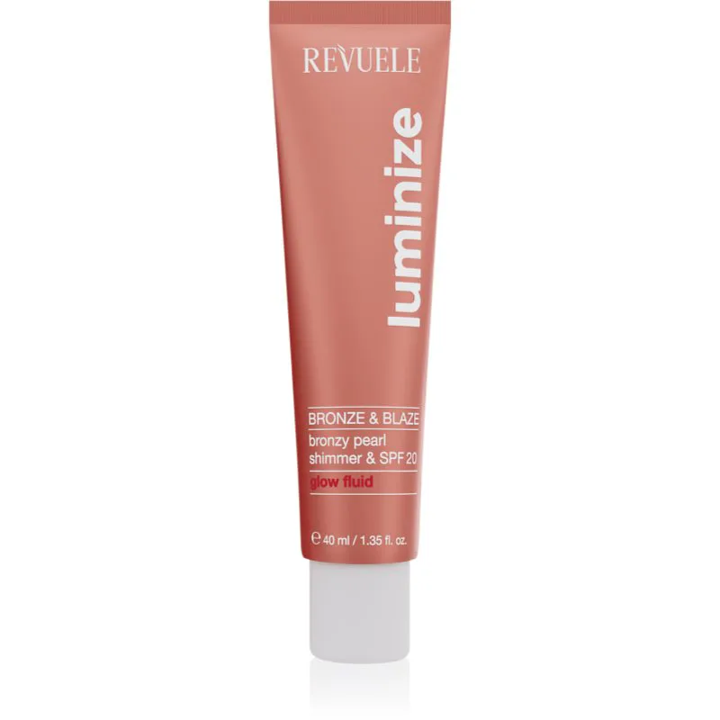 Revuele Luminize λαμπρυντικό υγρό SPF 20 απόχρωση Bronze & Blaze 40 ml