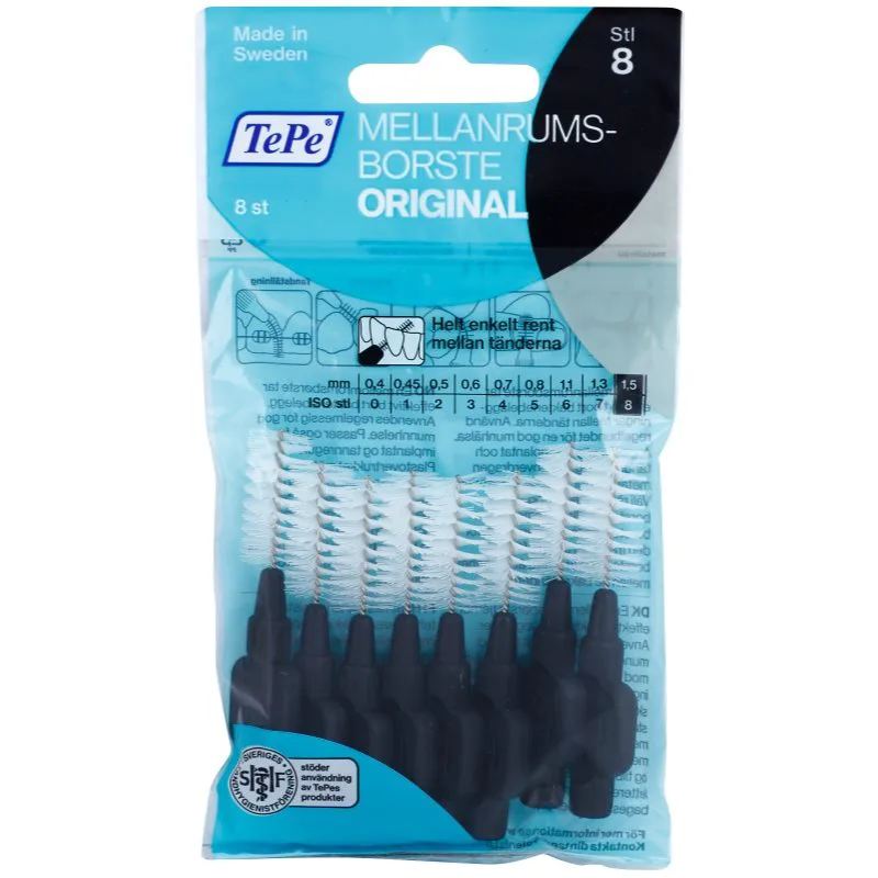 TePe Original μεσοδόντια βουρτσάκια 1,5 mm 8 τμχ