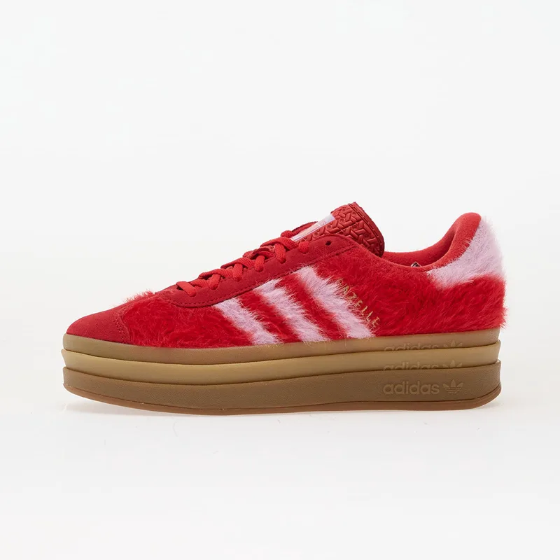 Sneakers adidas Gazelle Bold W Better Scarlet/ Bliss Lilac/ Χρυσό Metallic EUR 40