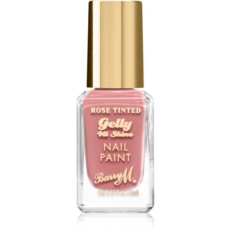 Barry M Gelly Hi Shine Rose Tinted βερνίκι νυχιών απόχρωση Crushed 10 μλ