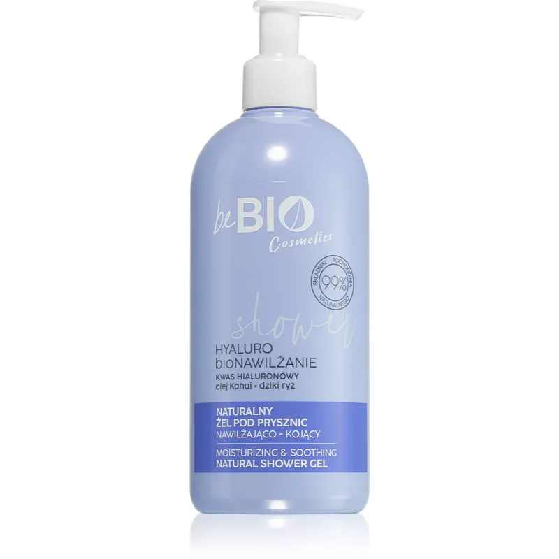 beBIO Hyaluro bioMoisture ενυδατικό τζελ ντους 350 ml